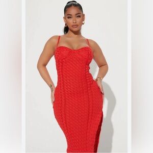 Elegant Red Women's Dress